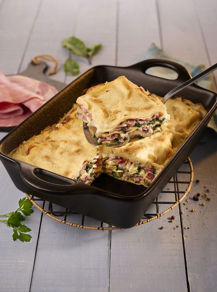 Lasagnes au jambon